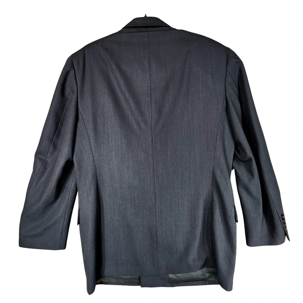 Alfani Mens sz 41R Double Breasted Blazer Jacket‎ Giovanni Tonella Italian Wool